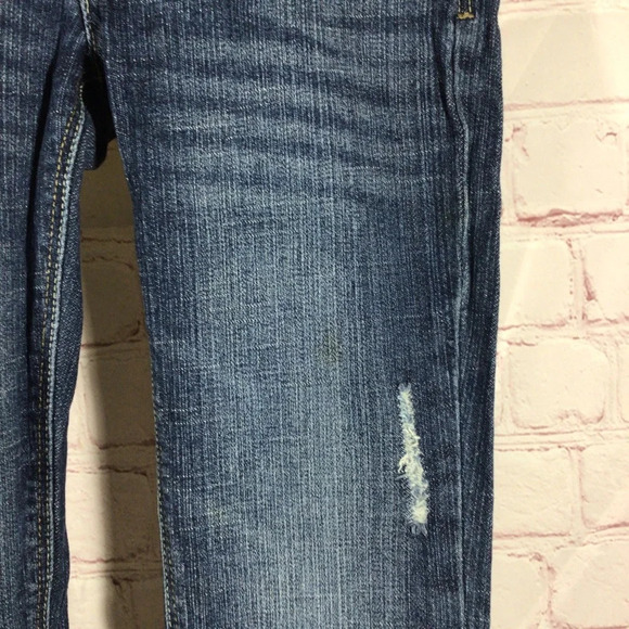 Levi’s Skinny Fit Distressed Denim Blue Jeans - Size 10 - Picture 4 of 9